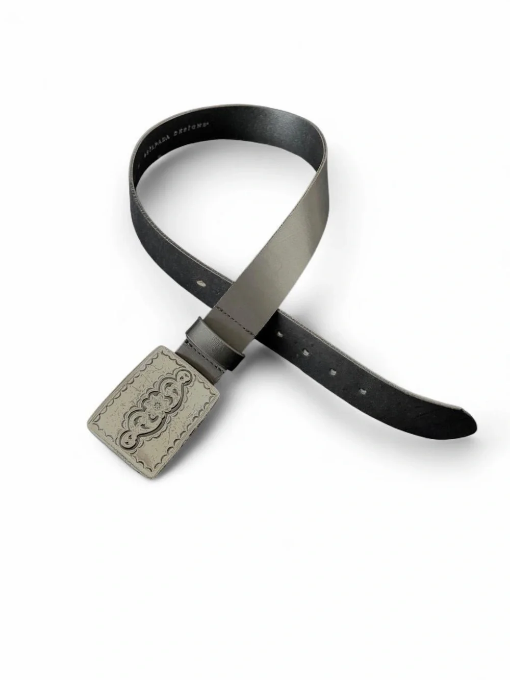 Silpada Black western Genuine leather belt
